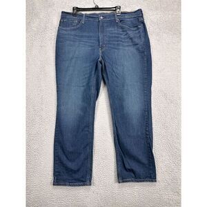 Levis 541 Jeans Mens 40X30 Blue Distressed‎ Athletic Tapered Leg Denim Red Tab